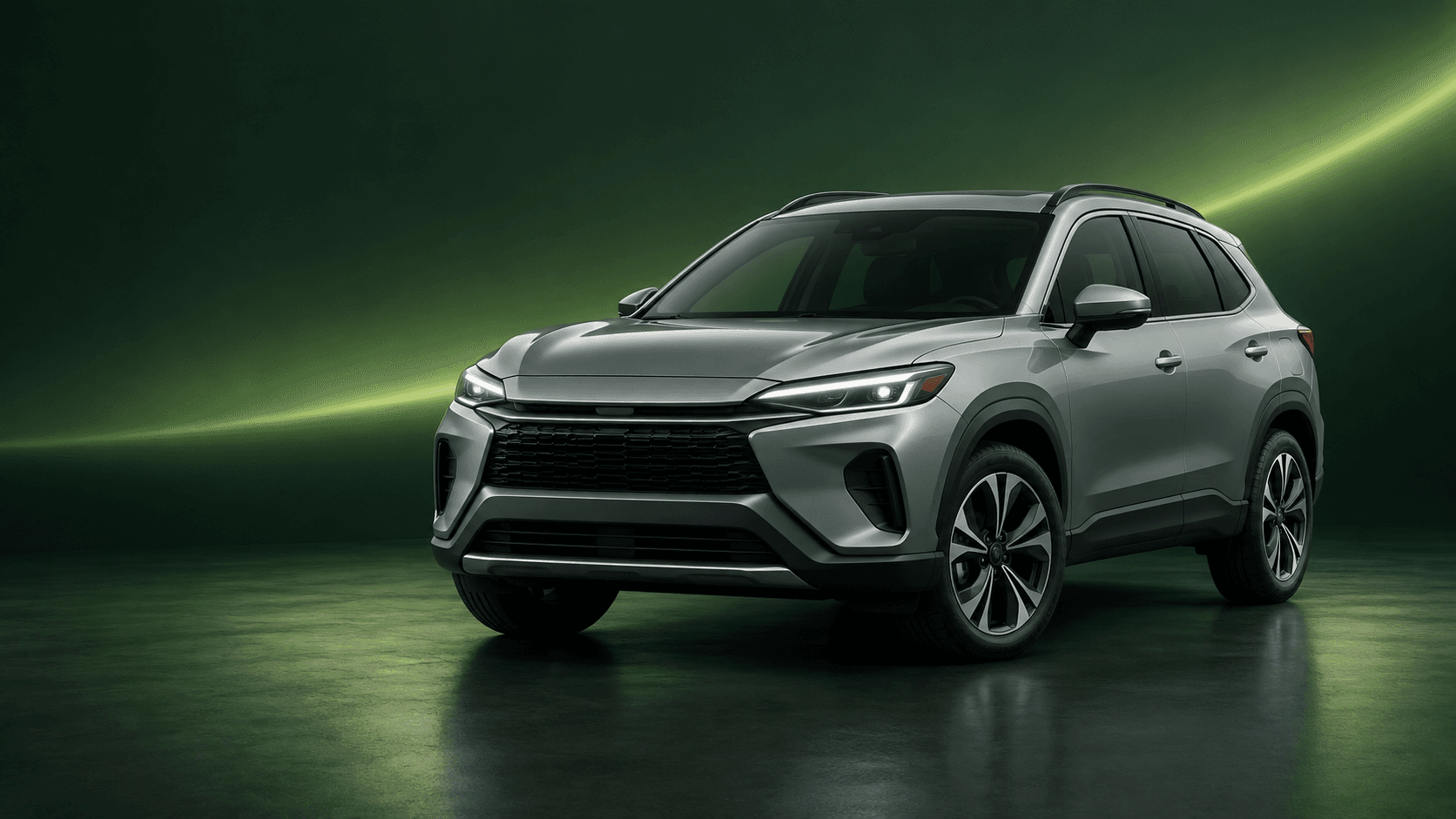 SUV compacto en un estudio automotriz